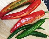 Hình bước làm 1 của món Ớt Nhồi Chả Cá Thác Lác