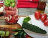 A picture of step 2 of Traditional Andalusian Gazpacho Recipe.