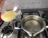 A picture of step 1 of Sicilian Lemon Granita.
