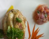 A picture of step 3 of Baingan bharta.