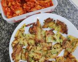 Foto langkah ke 8 dari resep Zucchini Pancake ala Pancake Korea.