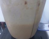 A picture of step 3 of Muskmelan and dates nuts shake/ vary healthy and yammy drink.