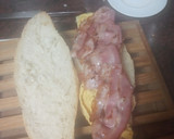 Foto del paso 4 de la receta: Bocadillo de bacon frito, tortilla francesa, tomate y queso
