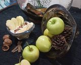 عکس مرحله 1 از دستور صبحانه رژیمی اوتمیل سیب و موز