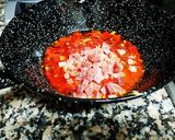 Foto del paso 2 de la receta Fréjoles salteados con jamón (judías verdes)