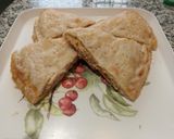 Foto del paso 11 de la receta: Masa de hojaldre sin gluten con pollo, queso y sirope de agave
