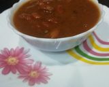 A picture of step 7 of Rajma Masala.