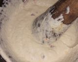 A picture of step 2 of Beans cake (akara) breakfast special for saturdays.