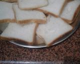A picture of step 1 of Bread Gulab Jamun.