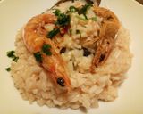 A picture of step 3 of Risotto ai frutti di mare.