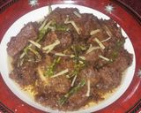 A picture of step 9 of Sulemani karahi.