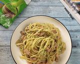 Foto langkah ke 5 dari resep Spinach matcha carbonara.