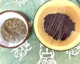 รูปขั้นตอนการทำที่ 1 ของ โมจิสองรส🍠🥜🍡Mochi 🍡(with matcha peanut🍵 🥜paste and purple potato paste🍠🥛)