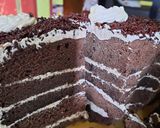 Foto langkah ke 14 dari resep Kue ulang tahun ekonomis.