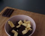 Une image de l'étape 1 de Fondant au chocolat coeur coulant.