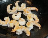 A picture of step 2 of Lo Mein Noodles with Stir-Fried Shrimp and Vegetables.