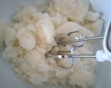 Foto langkah ke 5 dari resep Es Krim Melon Vanilla Homemade.