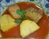 A picture of step 9 of Aaloo Gosht.