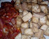 A picture of step 10 of Awara/Tofu with Onion Sauce.