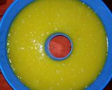 Foto langkah ke 2 dari resep Puding Mangga Lapis Pandan lumut.