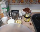 Foto del paso 1 de la receta: Muffins de chocolate negro con melaza