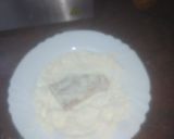 Foto del paso 2 de la receta: Merluza adobada, empanada y frita con papas fritas y alioli