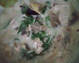 Foto langkah ke 3 dari resep Sayur Ontel (Jantung Pisang) Daun Singkong Ayam.