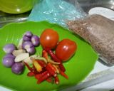 Foto langkah ke 1 dari resep Sambal Goreng Udang Papay.