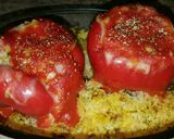 Foto del paso 6 de la receta: Pimiento relleno con champiñones y cus cus (vegano)