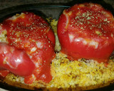 Foto del paso 6 de la receta: Pimiento relleno con champiñones y cus cus (vegano)