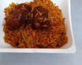 A picture of step 14 of Coconut party jollof rice.