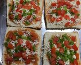 A picture of step 3 of Capsicum and Sweet Corn Toast.