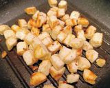 Gyümölcsös halloumi saláta recept fázis 1 fotója