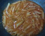 A picture of step 5 of Red sauce pasta with water.