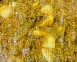 A picture of step 8 of Alu baigan.