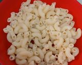 A picture of step 2 of Cold macaroni pasta (creamy salad).