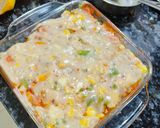 A picture of step 7 of Baked Veg. Bread Lasagna.