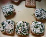 A picture of step 3 of Schezwan Biscuit Starter.