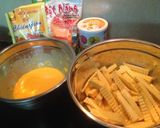 Hình bước làm 2 của món Khoai lang lắc phô mai