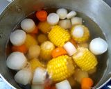 Hình bước làm 1 của món Lẩu chao khoai môn