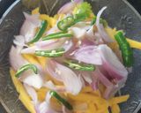 A picture of step 1 of Raw mango onion salad.