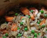 Une image de l'étape 3 de 🥢One pot Riz sauté aux shiitakee et petits légumes.