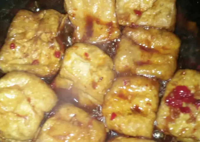 Langkah-langkah untuk membuat Cara bikin Tahu Masak Kecap