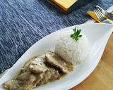Tejszínes szűzpecsenye recept fázis 2 fotója