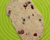 Foto langkah ke 4 dari resep Cranberry Cream Cheese Bread (Metode Poolish).