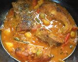 A picture of step 9 of Fish in Onion Potato Gravy.