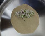 A picture of step 5 of Veg aata patties rolls.