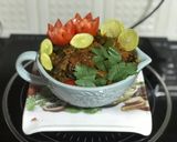 A picture of step 7 of Bhindi/Okra Masala Fry.