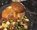 A picture of step 8 of Tawa chicken steak.
