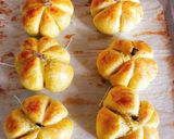Hình bước làm 3 của món Bánh mì bí đỏ